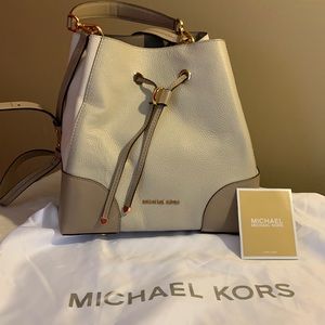 Michael Kors color block leather bag